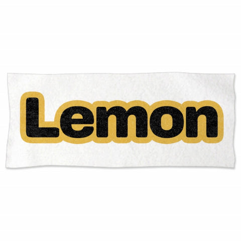 Lemon face towel