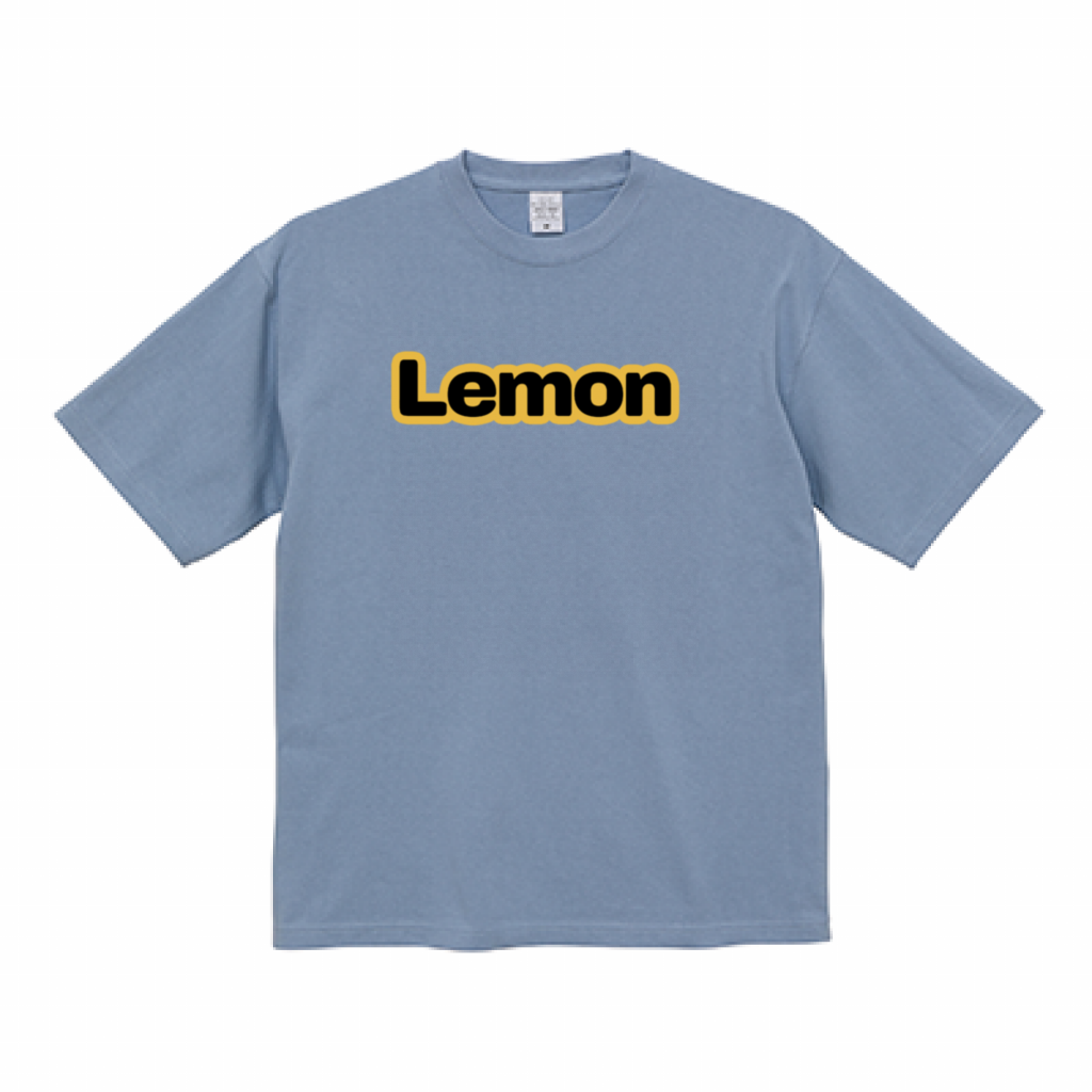 Lemon Logo Tee "Acid Blue"