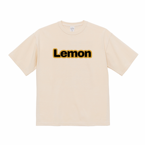 Lemon Logo Tee "Vintage Natural"